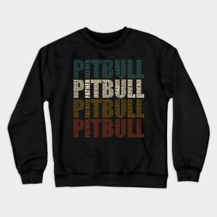 Putbull Dad - Funny Dog Lovers Gift For Papa Crewneck Sweatshirt